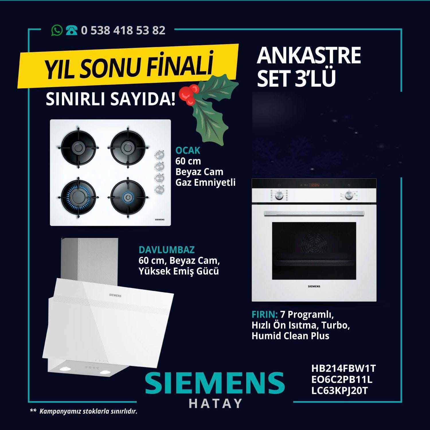 Siemens ile YIL SONU KAMPANYASI daha fazlasını keşfedin.