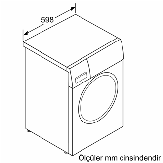 Siemens WG52A2ZXTR 10 kg 1200 dev. Çamaşır Makinesi