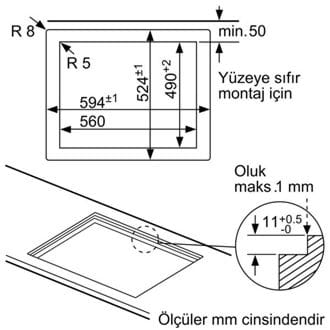 Siemens EP6A6PB20 Gazlı Ocak 60 cm