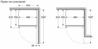 Siemens KG86PAXB0N Alttan Donduruculu Buzdolabı